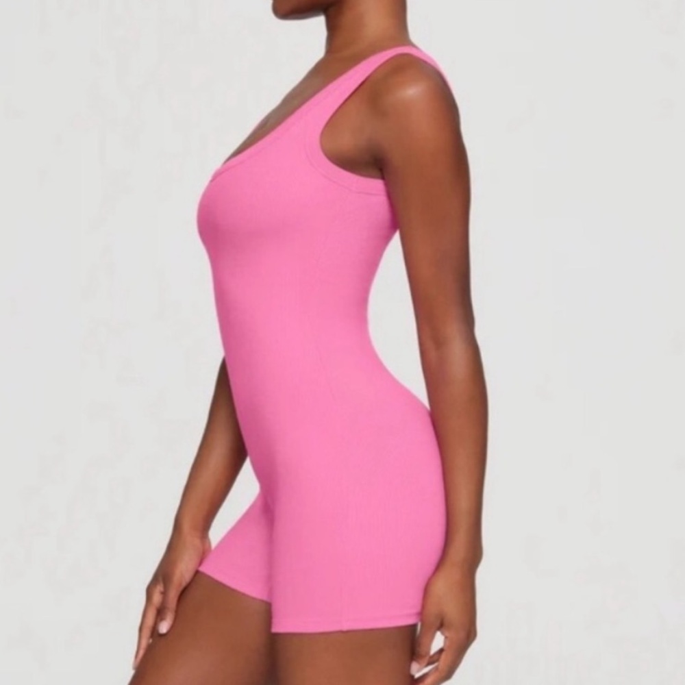 SKIMS Pink Bodysuit